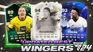 UPDATED⚡️TOP 10 BEST WINGERS IN EA FC 24 ULTIMATE TEAM [upl. by Ellicec]