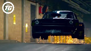 Ken Block Drifts London – EXTENDED Directors Cut  Top Gear  BBC [upl. by Holt]