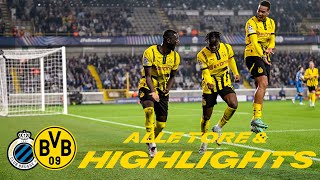 Match Highlights  Club Brugge  Dortmund 03  UEFA Champions League [upl. by Swisher]