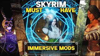 OVER 15 Immersive Skyrim Mods Essential For Making Skyrim Feel Alive in 2024 [upl. by Arraeis]