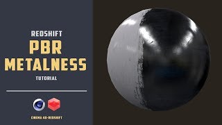 How to use metal Texture mapsSubstancePBR metalness with Redshift CINEMA 4D TUTORIAL [upl. by Anaujahs]