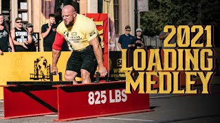 2021 Loading Medley Maxime Boudreault vs Travis Ortmayer  Worlds Strongest Man [upl. by Sugirdor]