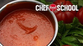 Make a Classic Marinara Sauce  Chef School [upl. by Hsiri813]