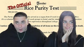 Lacy amp Darla Do The Rice Purity Test [upl. by Siouxie541]