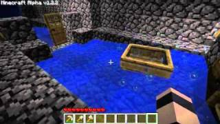 How to make a water dispenser in Minecraft [upl. by Ellenyl]