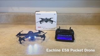 Eachine E58 Pocket Drone BangGood [upl. by Livvie]