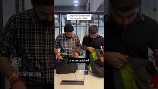 Dukh dard peeda 🥲funny office relatable  froiden corporate funnyvideos share [upl. by Ydnelg]