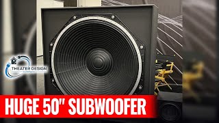 Ascendo 50” Subwoofer  CEDIA 2022 Massive Home Subwoofer [upl. by Roanna]