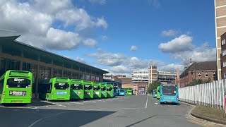 Buses at Leicester Haymarket Bus Station September 2024 [upl. by Asle]