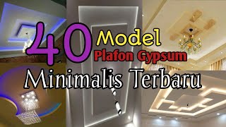 40 model plafon gypsum minimalis terbaru [upl. by Jeane]