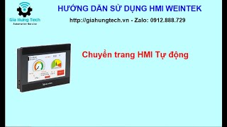 HMI Weintek  Tự động chuyển trang màn hình [upl. by Collen]