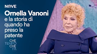 Che tempo che fa  Ornella Vanoni e la storia di quando ha preso la patente [upl. by Ytnom]