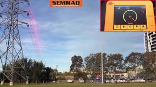 Semrad High Voltage PowerLine Alarm Demonstration [upl. by Januarius]