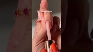 Part1 gel nails design nails tip trick nailart tread gelart beauty polish extension pink [upl. by Karil]