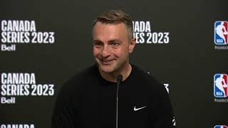 Toronto Raptors Media Availability  Postgame vs Sacramento Kings  October 8 2023 [upl. by Colas766]