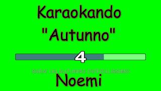 Karaoke Italiano  Autunno  Noemi  Testo [upl. by Lundgren]