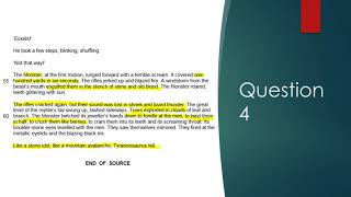 How to do AQA English Language paper 1 question 4 November 2018 [upl. by Azaria]