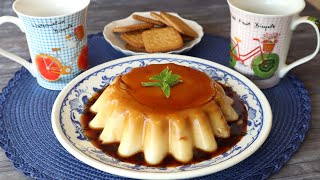 FLAN DE QUESITOS SIN HUEVO SIN LACTOSA Y SIN HORNO [upl. by Nnorahs]