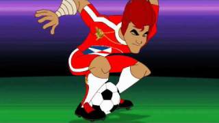 Supa Strikas  Twisting Tigers Tornado move  Kids Cartoon [upl. by Angy]