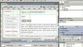 TUTORIAL Using the Spry framework for AJAX Dreamweaver CS3 [upl. by Camel]