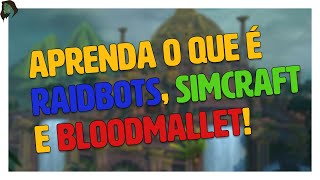 APRENDA O QUE É RAIDBOTS SIMCRAFT E BLOODMALLET [upl. by Nepean]