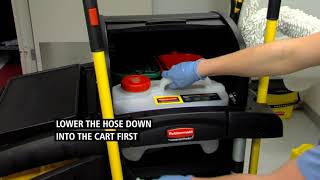 How To Prepare The Rubbermaid Commercial Products HYGEN Pulse Floor Mop System [upl. by Fabien]