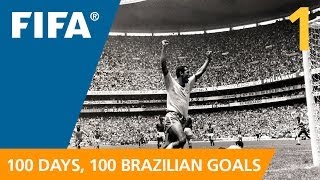 100 Great Brazilian Goals 1 Carlos Alberto Mexico 1970 [upl. by Anissa]