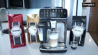 How to Use the New Philips 5500 LatteGo EP554490 Hot and Cold Brew Fully Automatic Espresso Machine [upl. by Arag]