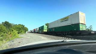 Unknown eastbound intermodal outside of graytown [upl. by Angus]