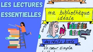 MA BIBLIOTHÈQUE IDÉALE  les lectures indispensables pour le plaisir ou pour devenir prof [upl. by Eicarg]