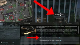 Tarkov Luxurious Life Quest Guide Ground Zero [upl. by Trellas]