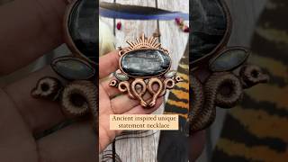 Ancient Inspired Copper Electroformed Jewellery shortsvideo [upl. by Enaelem]