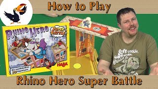 Rhino Hero Super Battle How to play [upl. by Naliorf]