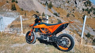 KTM 690 SMC  R 2023 ONBOARD SUPERMOTO [upl. by Kelda617]