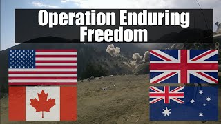 Operation Enduring Freedom  Canadian American British and Australian Forces  Afghanistan [upl. by Neu595]