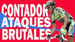 Contador vs Froome armstrong y schleck  Mejores ataques [upl. by Annaeg703]