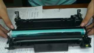 RECARGA TONER HP 85A  83a HP m1212fn hp 1217 hp p1102 hp m1132 hp 1102w hp m225dw hp m201 [upl. by Narhem]