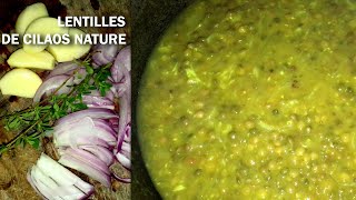 Recette cari lentilles de Cilaos nature à la créole [upl. by Retsevlis]