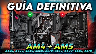 ✅Cómo ELEGIR la MEJOR PLACA BASE para AMD RYZEN 🔎GUÍA de MOTHERBOARD AM4 y AM5 [upl. by Attaymik]