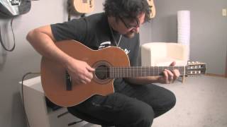 Classical Guitar improv  Godin LaPatrie Concert CWQI [upl. by Grof]