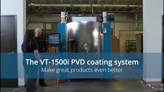 PVD Coating System Overview Watch the PVD Process in the VaporTech 1500i PVD Coating System [upl. by Kelwen]