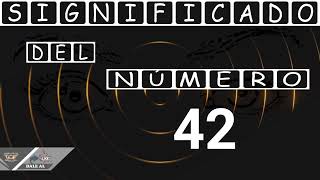 NUMEROLOGÍA🤍Significado del número 42 ❓ Numero 42 en lo espiritual 🙏 [upl. by Shulman]