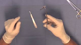 How to Attach a Scalpel Blade to a Handle [upl. by Nibbs]