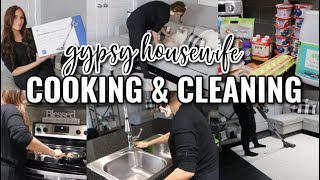 CLEANING amp COOKING  DAY IN THE LIFE GYPSY HOUSE WIFE [upl. by Adnak]