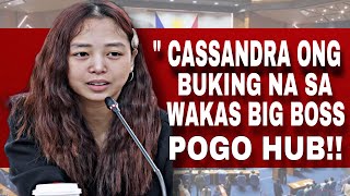 NAKU PO CASSANDRA ONG BUKING NA SA WAKAS BIG BOSS NANG POGO HUB I ALICE GUO HINDI NA NAKATIIS [upl. by Ruenhcs]