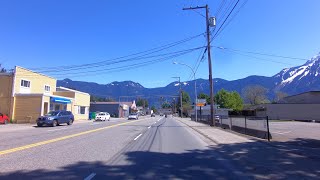 Mission BC Canada to Agassiz Town Cruising on the Lougheed Highway Scenic Countryside Drive [upl. by Enyrhtak]