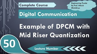 Example Based on DPCM using Midriser Quantizer in Digital Communication by Engineering Funda [upl. by Noirrad60]