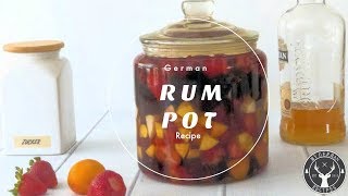 Traditional German Rum Pot  Rumtopf ✪ MyGermanRecipes [upl. by Mcmurry]