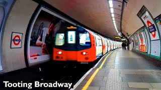 Tooting Broadway  Northern line  London Underground  1995 Tube Stock [upl. by Khalid]