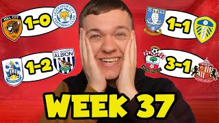 MY CHAMPIONSHIP WEEK 37 SCORE PREDICTIONS [upl. by Norrat]